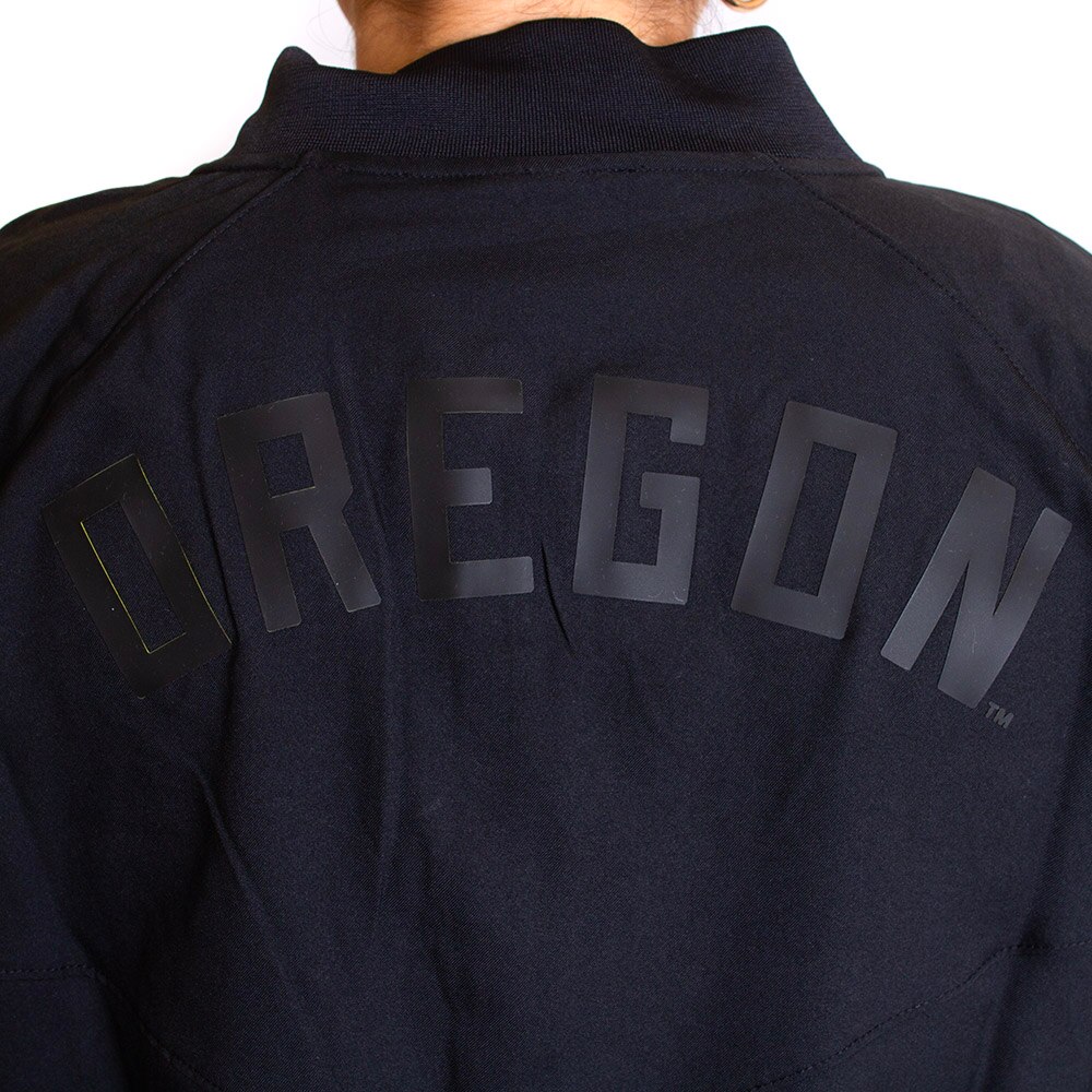 Classic Oregon O, Nike, Black, Coat/Jacket, Polyester, Women, Bomber style, 795243